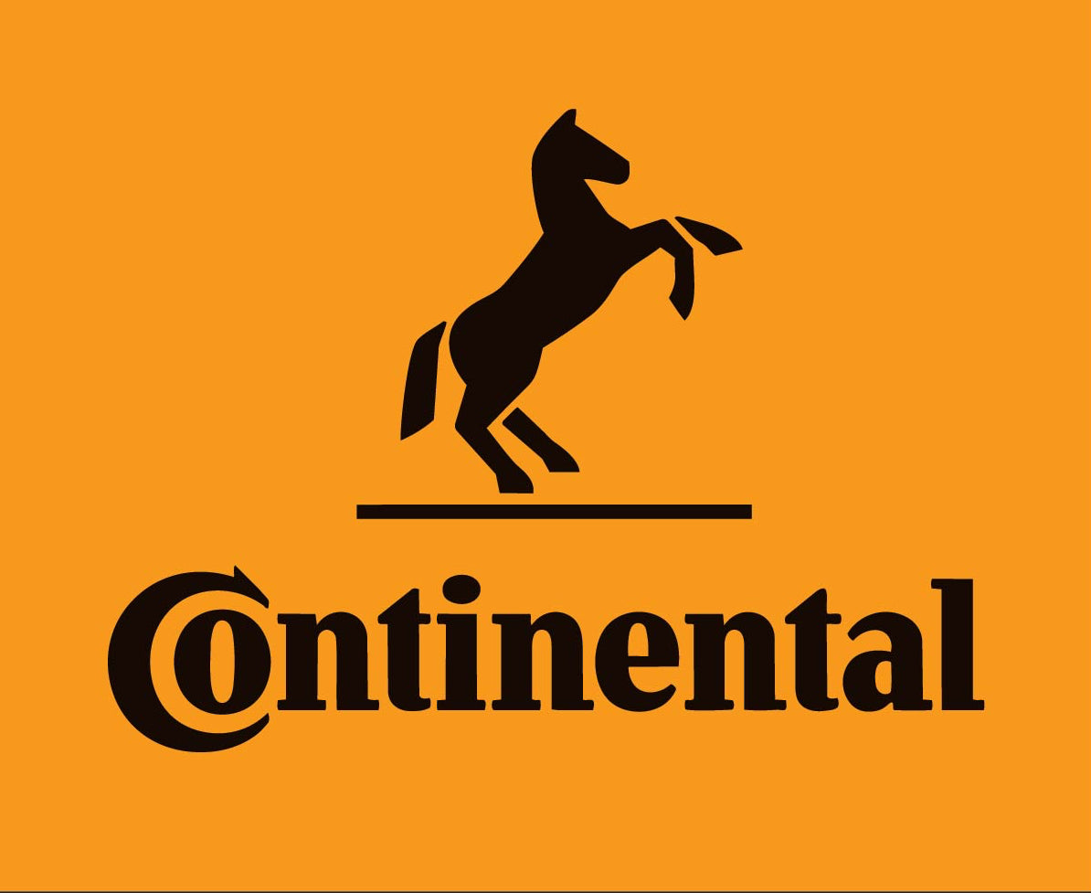 Continental logo with a horse silhouette on an orange background, featuring 'CRCA TEAM' text at the bottom.