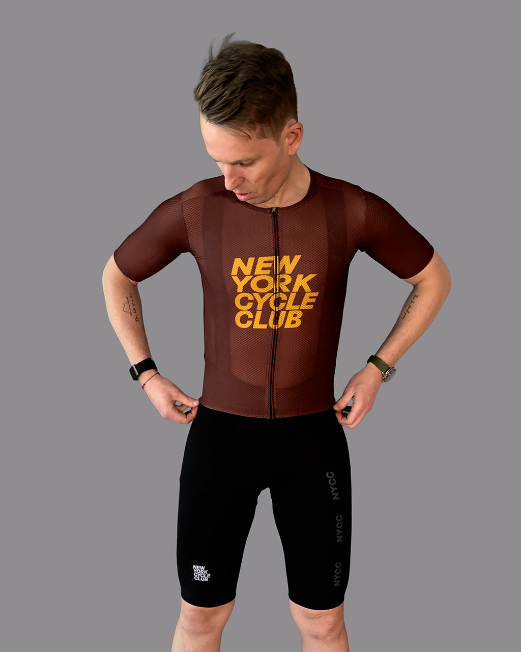 NYCC BURNT ORANGE JERSEY - MEN